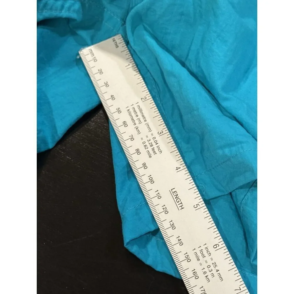Vintage 80s 90s O’Neill Mens Large Turquoise Blue Embroidered Swim Trunks